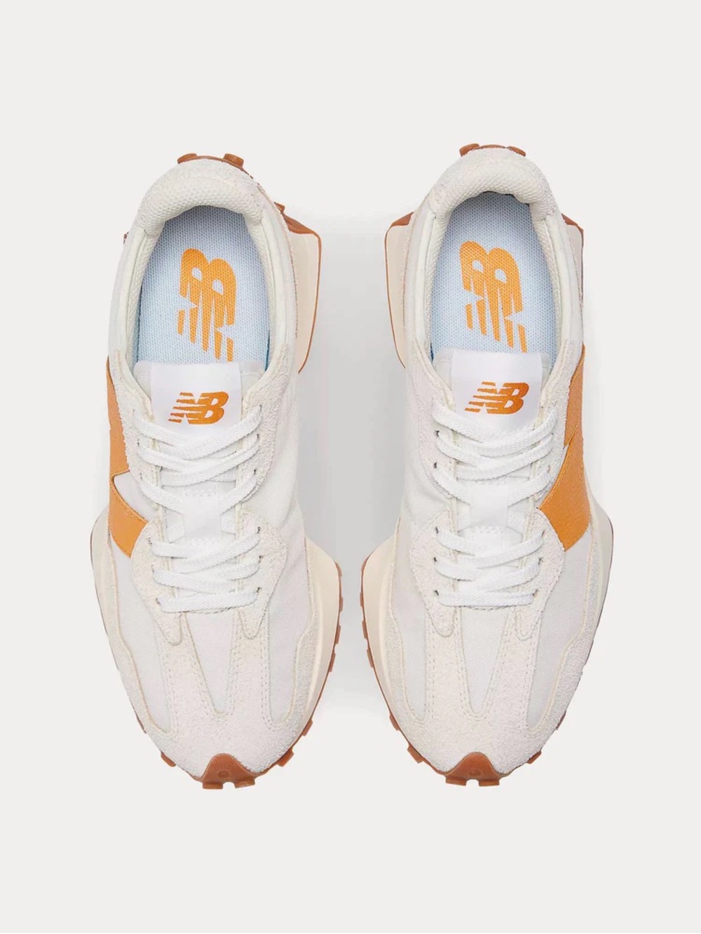NEW BALANCE 327 Sneakers in Sea Salt/Golden Hour